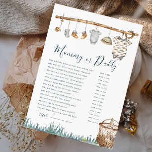 Reel Fun Fishing Mummy Or Daddy Baby Shower Game