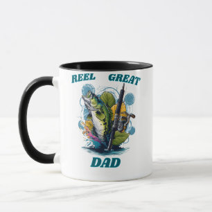 Reel Great Dad Fishing Enthusiast Father’s Day Gif Mug