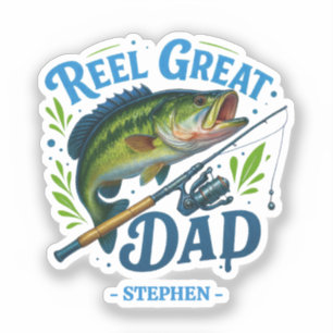 Reel Great Dad – Fishing Rod and Fish