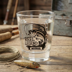Reel Legend Personalised Fishing Shot Glass