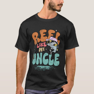Reel Like My Uncle Funny Fishing Buddy Niece and N T-Shirt