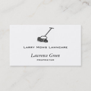 Reel Mower Business Card