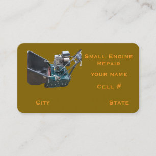 Reel Mower Repair Business Card