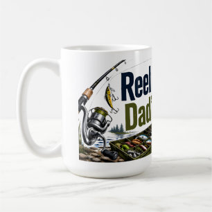 Reel Quiet Dad's Thinking Fishing Mug