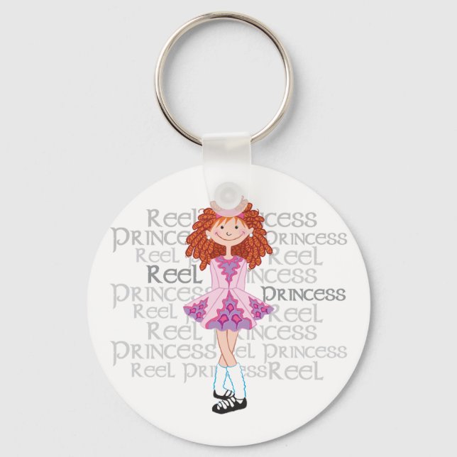 Reel Redhead Keychain (Front)