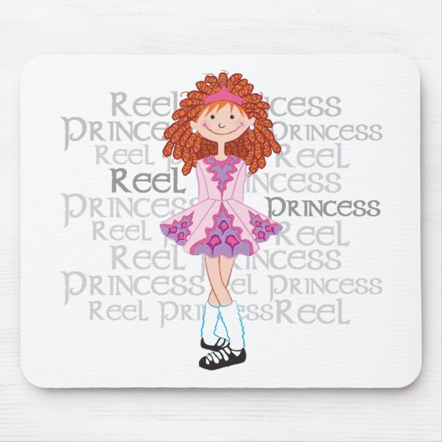 Reel Redhead Mouse Pad (Front)