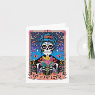 Reel Scared Halloween Fishing Funny Skeleton Fishe Card