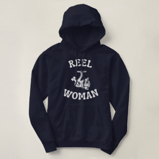 Reel Woman Fishing Hoodie
