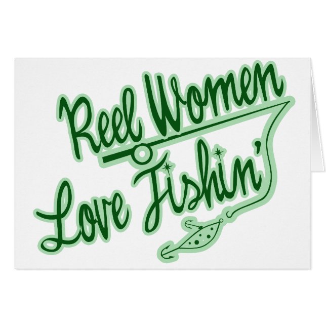 Reel Women Love Fishing womens outdoor (Front Horizontal)