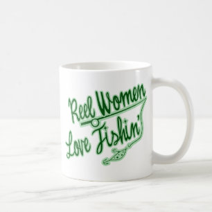 Reel Women Love Fishing womens outdoor Coffee Mug