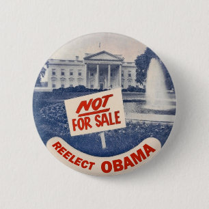 Reelect Obama 6 Cm Round Badge
