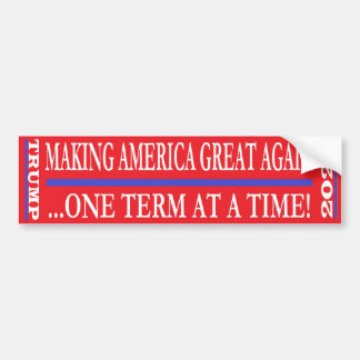 Reelect President Trump Bumper Sticker