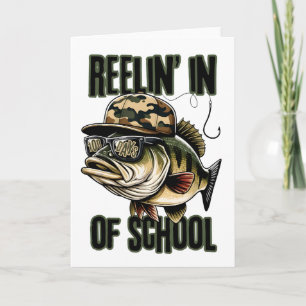 Reelin’ In 100 Days of School fishing Card