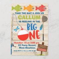 Reeling in the big one first birthday