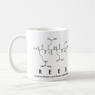Rees peptide name mug
