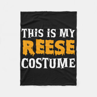 Reese Halloween Personalised Costume Funny  Fleece Blanket