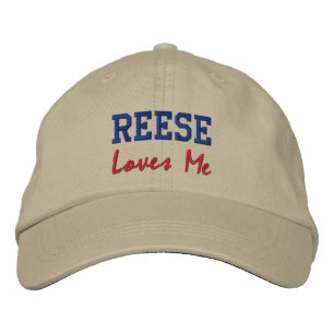 Reese Loves Me Embroidered Name Hat / Cap
