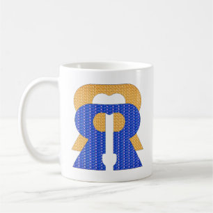 Reese Rideout Blue & Gold Coffee Mug