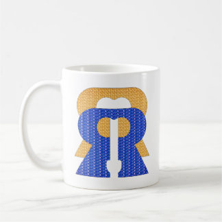 Reese Rideout Blue & Gold Coffee Mug