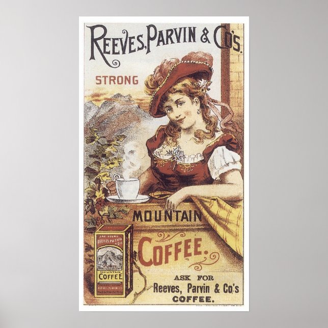 Reeves Parvin Strong Coffee Poster (Front)