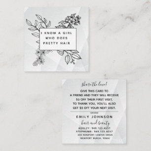 Refer a Friend Modern Professional Referral Card