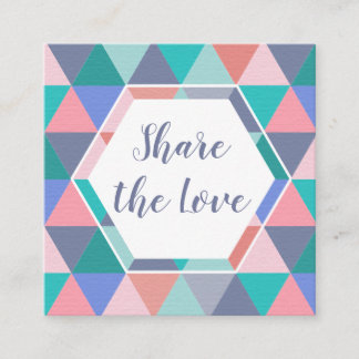 Refer a Friend Referral Client Triangle Card