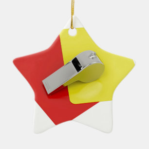 Referee attributes ceramic ornament