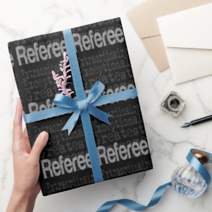 Referee Extraordinaire Wrapping Paper