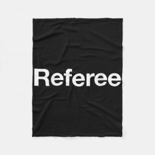 Referee Karate Tournament Fleece Blanket