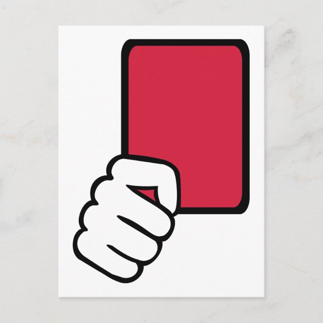 Referee red card (Front)