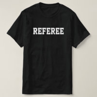 Referee shirt for official sports team supervision