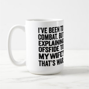 Referee & Soccer Dad Humour Offside Rule Coffee Mug