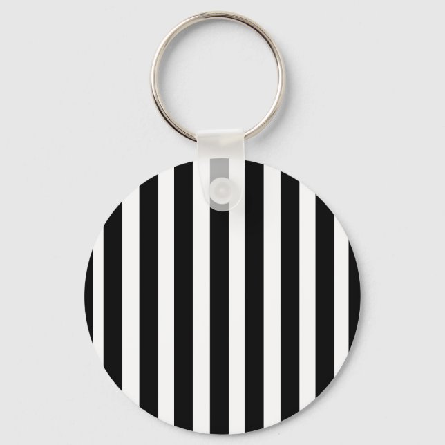 Referee Stripes Key Ring (Front)