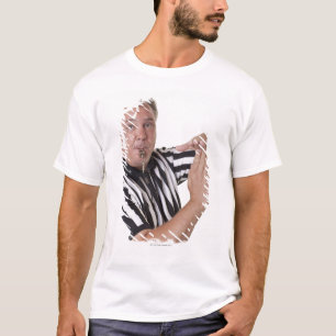 Referee with Time out signal and whistle T-Shirt