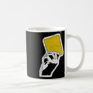 Referee Yellow Card Coach Sports Footbyll Soccer Coffee Mug