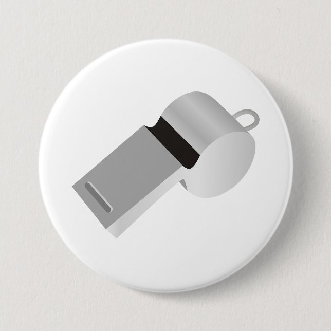 Referees Whistle Button (Front)