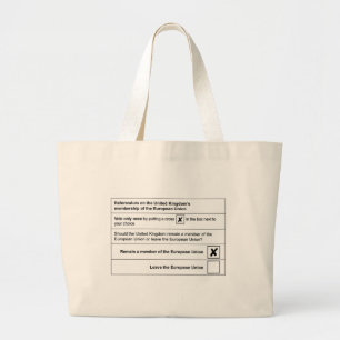 Referendum Remain in EU Large Tote Bag