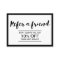 Referral Card | Modern Black & White Simple Frame