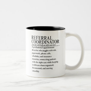 Referral coordinator Two-Tone coffee mug