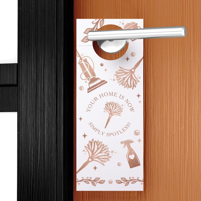 Referral Maid & House Cleaning Tools/Supplies Door Door Hanger (Creator Uploaded)