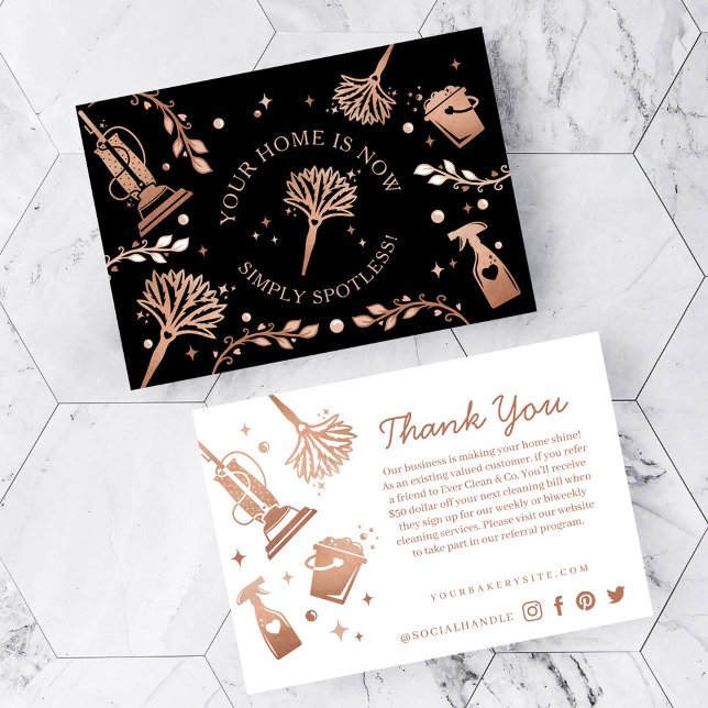 Referral Maid & House Cleaning Tools/Supplies Encl Enclosure Card (Creator Uploaded)