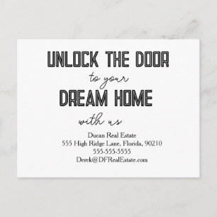 referral real estate marketing sell po postcard