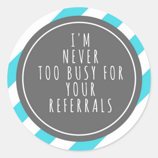 Referral sticker (Front)