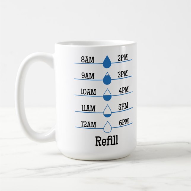 Refill Chart Coffee Mug (Left)