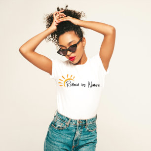 "Refined by Nature" Minimalist  T-Shirt