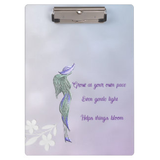 Refined calm spiral clipboard 