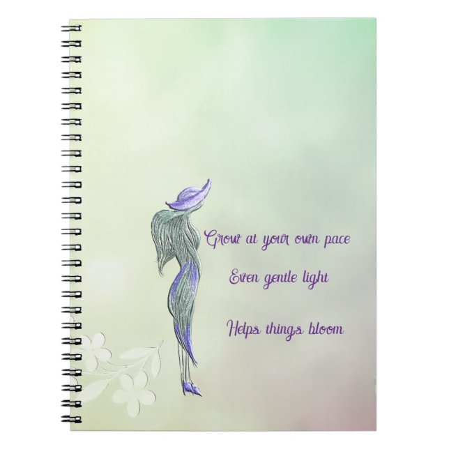 Refined calm spiral notebook  (Front)