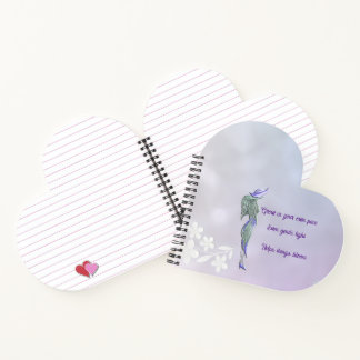 Refined calm spiral notebook 