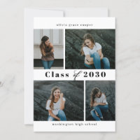 Refined Collage EDITABLE COLOR Graduation