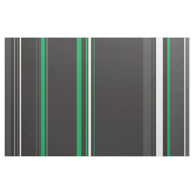 Refined Green Modern Classy Lines Fabric (Yard)